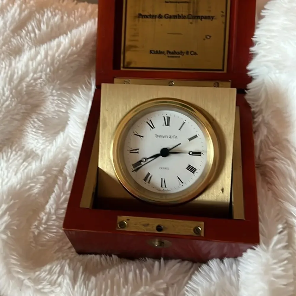 Vintage Tiffany & Co Desk Clock